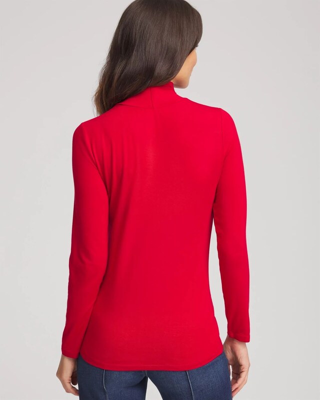 Touch of Cool Mockneck Layering Tee - image 3